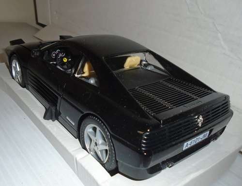 Ferrari 348 tb 1995 black 1/18 Mira NEW+boxed   #8353 instant wheels
