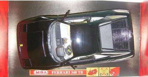 Ferrari 348 tb 1995 black 1/18 Mira NEW+boxed   #8353 instant wheels