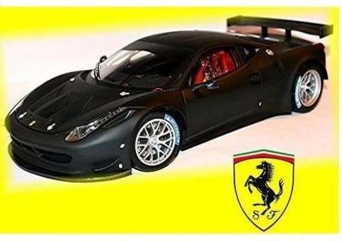 Ferrari 458 Italia flatback 2010 matte-black 1/18 HotWheels NEW+boxed   #8388 instant wheels