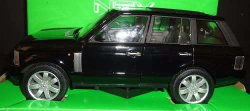 Range Rover Land Rover 2012 black 1/18 Welly NEW+boxed  #8389 instant wheels