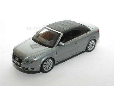 Audi A4 cabriolet 2009 silver 1/18 NOREV NEW+boxed  #8612 instant wheels