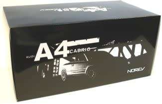 Audi A4 cabriolet 2009 silver 1/18 NOREV NEW+boxed  #8612 instant wheels