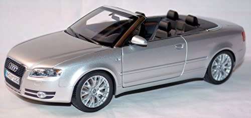 Audi A4 cabriolet 2009 silver 1/18 NOREV NEW+boxed  #8612 instant wheels