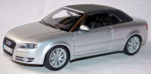 Audi A4 cabriolet 2009 silver 1/18 NOREV NEW+boxed  #8612 instant wheels