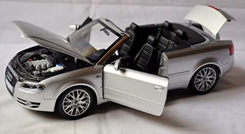 Audi A4 cabriolet 2009 silver 1/18 NOREV NEW+boxed  #8612 instant wheels