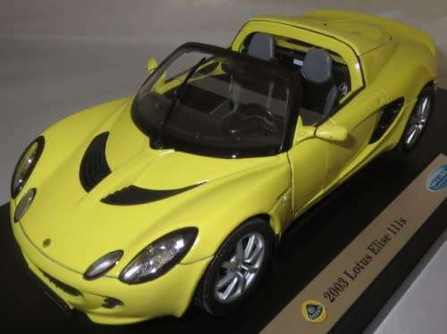 Lotus Elise 111S 1998 yellow 1/18 Welly NEW+boxed #8787 instant wheels