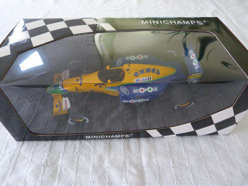 Benneton Ford B191 B MSC 1991/2 F1 yellow 1/18 Minichamps NEW+boxed  #8789 instant wheels