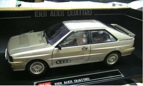 Audi Quattro 1981 silver 1/18 SunStar NEW+boxed FREE delivery  #8816 instant wheels