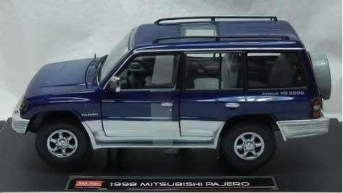 Mitsubishi Pajero LWB 4x4 2002 blue-met 1/18 SunStar NEW+boxed  #8844 instant wheels