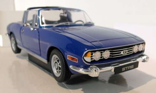 TRIUMPH Stag cabriolet (open) 1970 blue 1/43 Revell NEW+boxed #8853 instant wheels