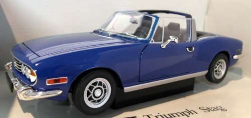 TRIUMPH Stag cabriolet (open) 1970 blue 1/43 Revell NEW+boxed #8853 instant wheels