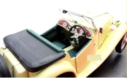 MG TC Midget Roadster 1947 cream 1/18 RdSignature NEW+boxed FREE shipping #8907 instant wheels