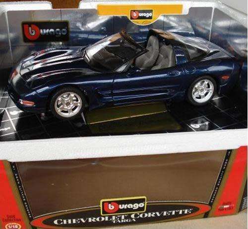 Chevrolet Corvette C5 Targa 1997 navy blue 1/18 Bburago NEW+boxed FREE delivery #8914 instant wheels