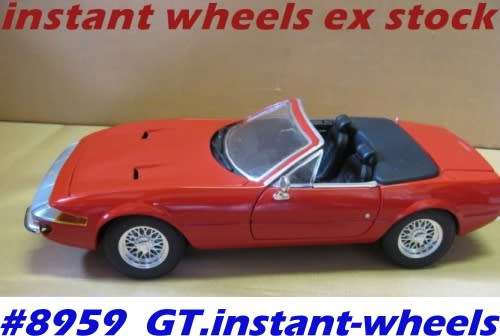 Ferrari 365 GTS/4 1998 1/18 HotWheels NEW+boxed FREE delivery #8959 instant wheels