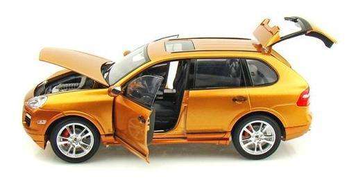 Porsche Cayenne GTS 2009 orange met 1/18 Norev NEW+boxed  #8969 instant wheels