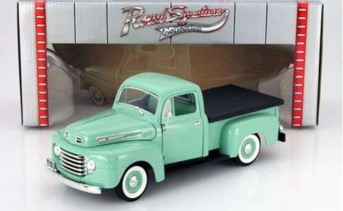 Ford F-1 Pick Up 1948 lt.green + cover 1/18 Road Signature NEW+boxed  #8975 instant wheels