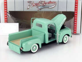 Ford F-1 Pick Up 1948 lt.green + cover 1/18 Road Signature NEW+boxed  #8975 instant wheels