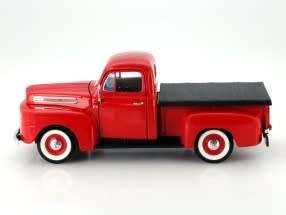 Ford F-1 Pick Up 1948 red w.bak-cover 1/18 Road Signature NEW+boxed  #8976 instant wheels