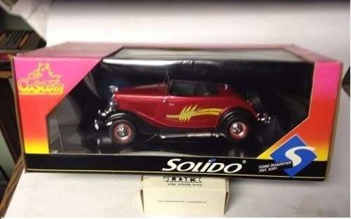 Ford Roadster 1934 red-met 1:18 Solido NEW+boxed  #8989 instant wheels