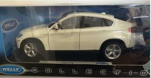 BMW X6 335i 2012 white 1/18 Welly NEW+boxed #8991 instant wheels