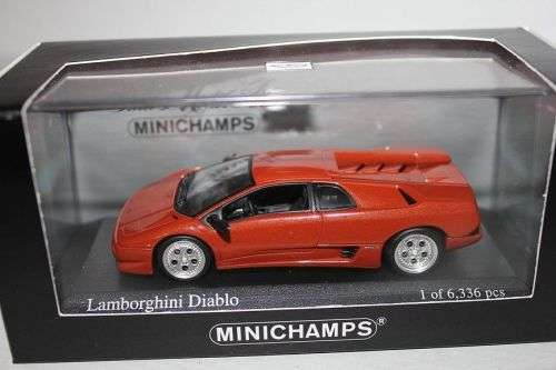 Lamborghini Diablo copper-met 1/43 Minichamps NEW+boxed  #4003 instant wheels