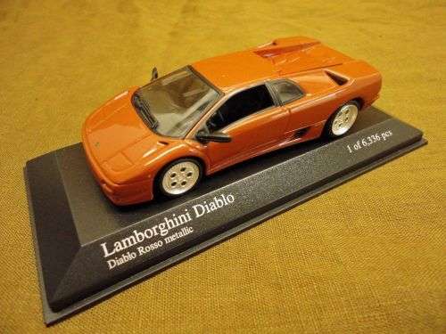 Lamborghini Diablo copper-met 1/43 Minichamps NEW+boxed  #4003 instant wheels
