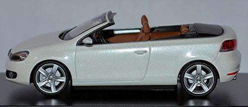 Volkswagen Golf VI Cabrio Cabriolet 2016 white-met 1/43 Schuco NEW+boxed  #4005 instant wheels