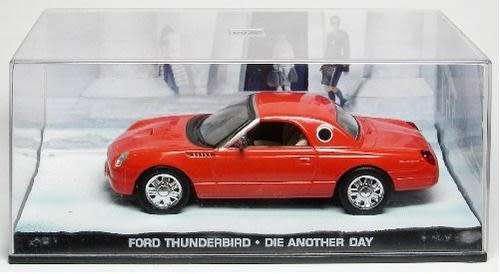 Ford Thunderbird DIE ANOTHER DAY - JBond 007 1/43 U.H. NEW+boxed #4012 instant wheels