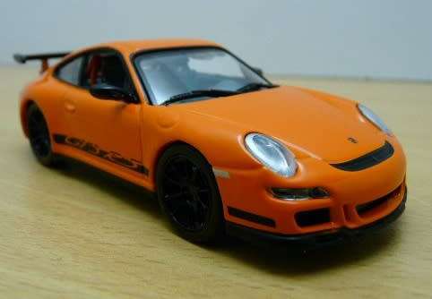 Porsche 997 GT3 RS spoke-rims orange+black 1/43 Road Signature NEW+boxed  #4030 instant wheels