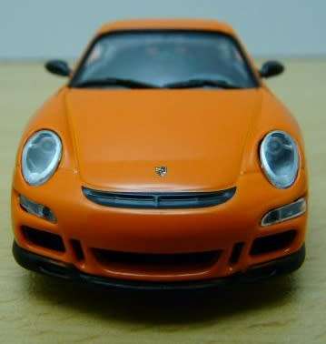 Porsche 997 GT3 RS spoke-rims orange+black 1/43 Road Signature NEW+boxed  #4030 instant wheels
