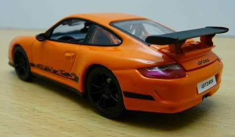 Porsche 997 GT3 RS spoke-rims orange+black 1/43 Road Signature NEW+boxed  #4030 instant wheels