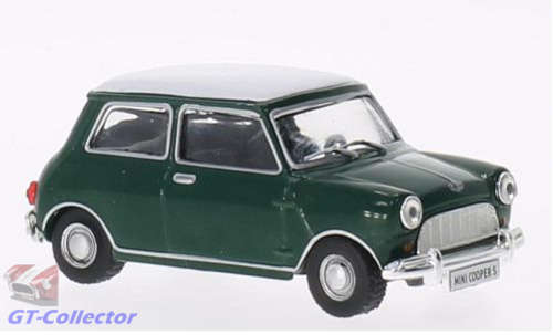 Mini Cooper S 1967 green/white roof 1/43 IXO NEWinBlister  #4033 instant wheels