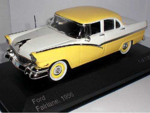 Ford Fairlane 1956 yellow+white 1/43 WhiteBox NEW+boxed  #4038 instant wheels
