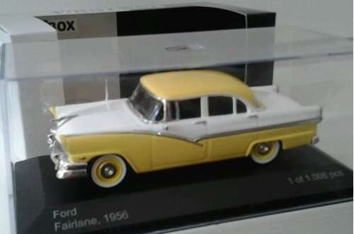 Ford Fairlane 1956 yellow+white 1/43 WhiteBox NEW+boxed  #4038 instant wheels