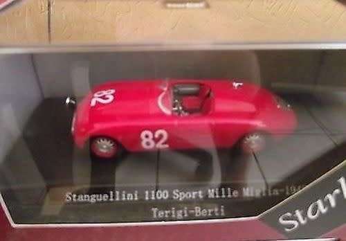 Stanguellini 1100 Sport MilleMiglia 1948 red 1/43 Starline NEW+boxed  #4043 instant wheels