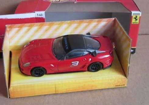 Ferrari 599XX red 2012 1/43 Mattel NEW+boxed  #4055 instant wheels