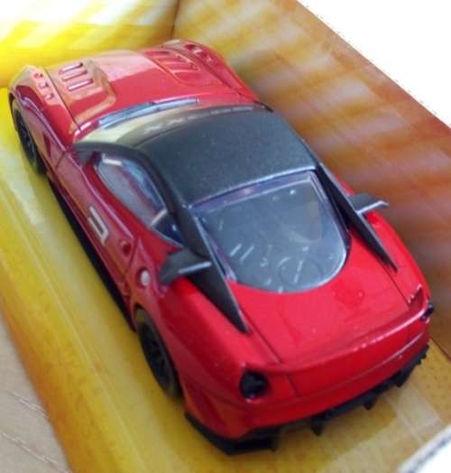 Ferrari 599XX red 2012 1/43 Mattel NEW+boxed  #4055 instant wheels