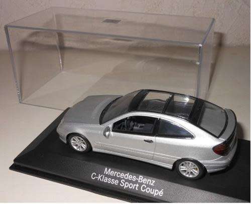 Mercedes-Benz C-Class CL203 SportCoupe `01 1/43 Minichamps NEW+boxed  #4056 instant wheels