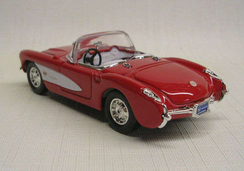 Chevrolet Corvette red+white 1957 1/43 RoadSignature NEW+boxed  #4061 instant wheels