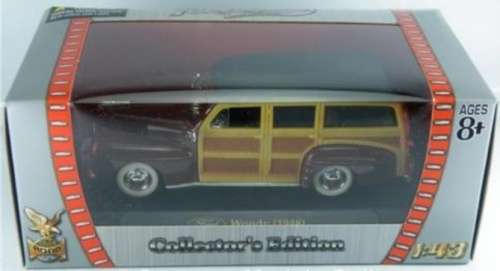 Ford Woody 1948 red+wood 1/43 RoadSignature NEW+boxed  #4062 instant wheels