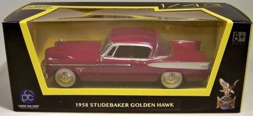 Studebaker Golden Hawk 1958 dark red 1/43 RoadSignature NEW+boxed  #4067 instant wheels