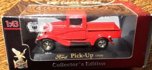 Ford Pick Up 1934 red 1/43 RoadSignature NEW+boxed    #5398 instant wheels