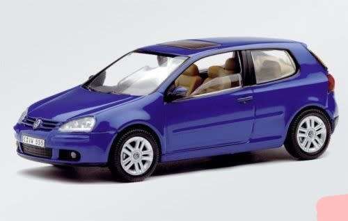 Volkswagen Golf 5, 3-door 2005 blue-met 1/43 Schuco NEW+boxed  #4076 instant wheels