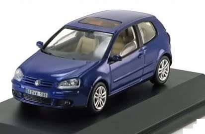 Volkswagen Golf 5, 3-door 2005 blue-met 1/43 Schuco NEW+boxed  #4076 instant wheels
