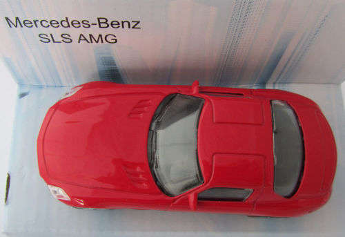 Mercedes-Benz SLS AMG red 1/43 MondoMotors NEW+boxed  #4078 instant wheels