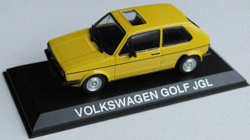 Volkswagen Golf Mk I JGL 1975 yellow 1/43 IXO NEWinBlister  #4079 instant wheels