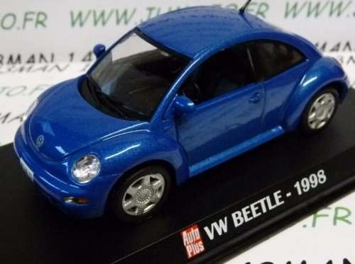 Volkswagen NEW BEETLE 1998 blue-met 1/43 IXO NEWinBlister  #4082 instant wheels