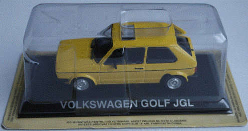 Volkswagen Golf Mk I 1975 yellow 1/43 IXO NEWinBlister  #4089 instant wheels