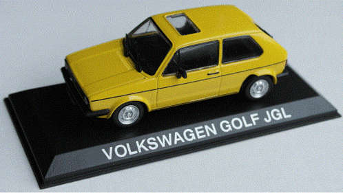Volkswagen Golf Mk I 1975 yellow 1/43 IXO NEWinBlister  #4089 instant wheels