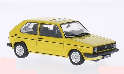 Volkswagen Golf Mk I 1975 yellow 1/43 IXO NEWinBlister  #4089 instant wheels
